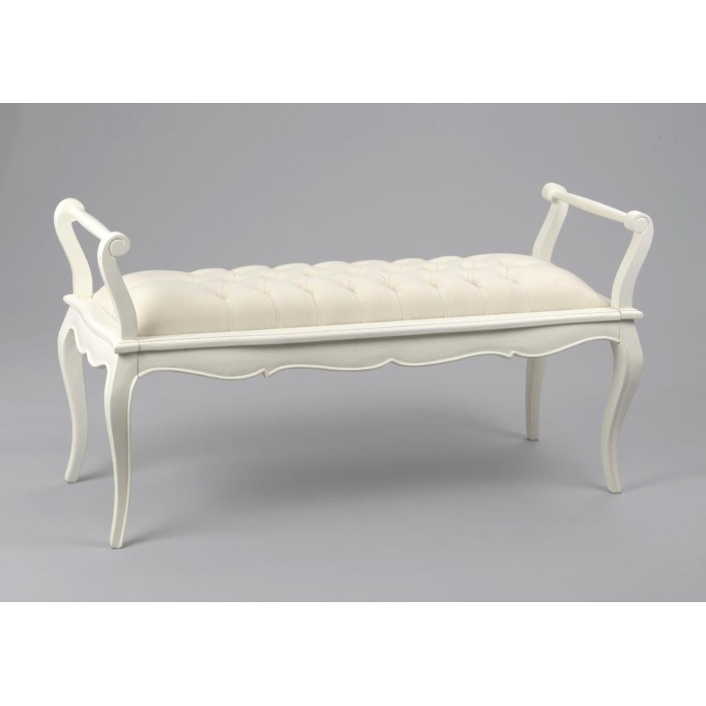 banc de lit capitonne