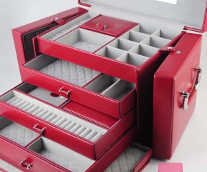 boite a bijoux rouge