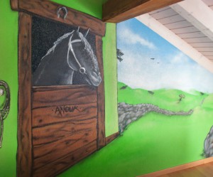 chambre deco cheval