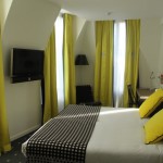 chambre deco jaune