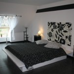 chambre deco noir et gris