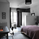 chambre deco noir et gris