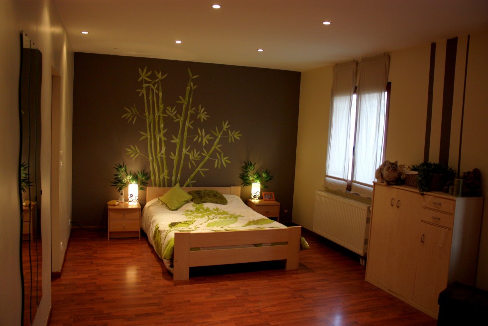 chambre decoration bambou