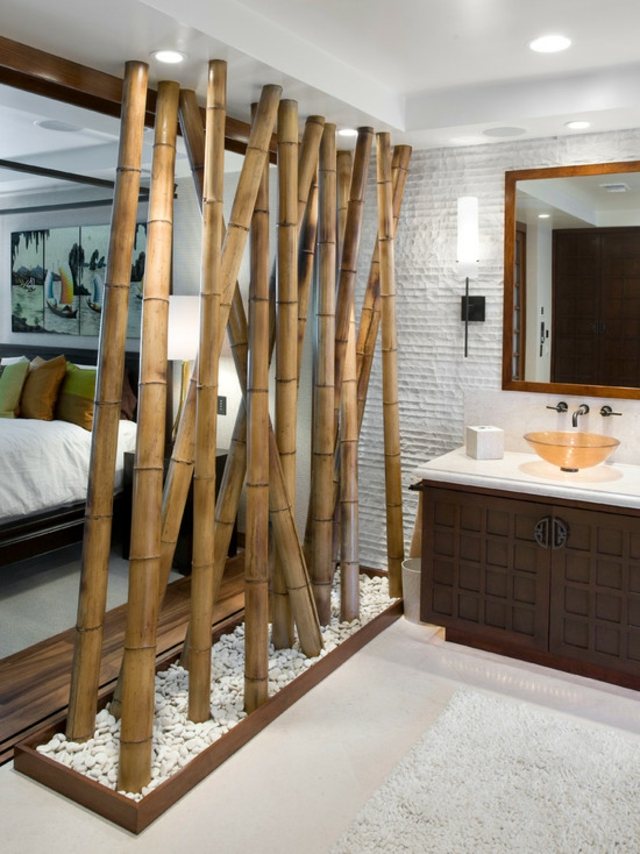 chambre decoration bambou