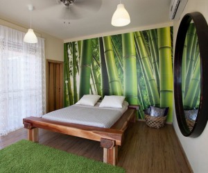 chambre decoration bambou