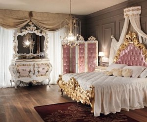 chambre decoration baroque