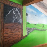 chambre decoration cheval