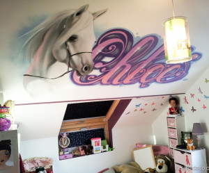 chambre decoration cheval