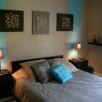 chambre decoration turquoise