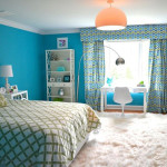 chambre decoration turquoise