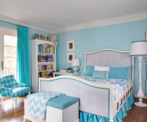 chambre decoration turquoise