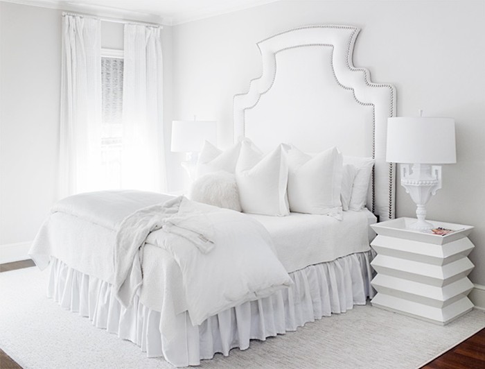 deco chambre a coucher blanc