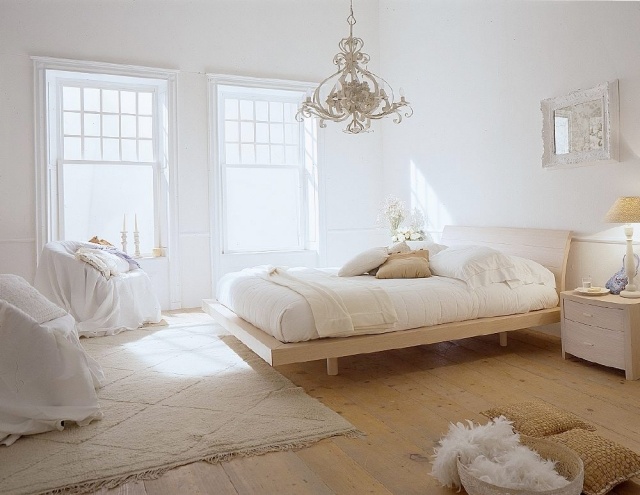 deco chambre a coucher blanc