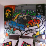 deco chambre ado graffiti