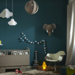 deco chambre bebe bleu canard