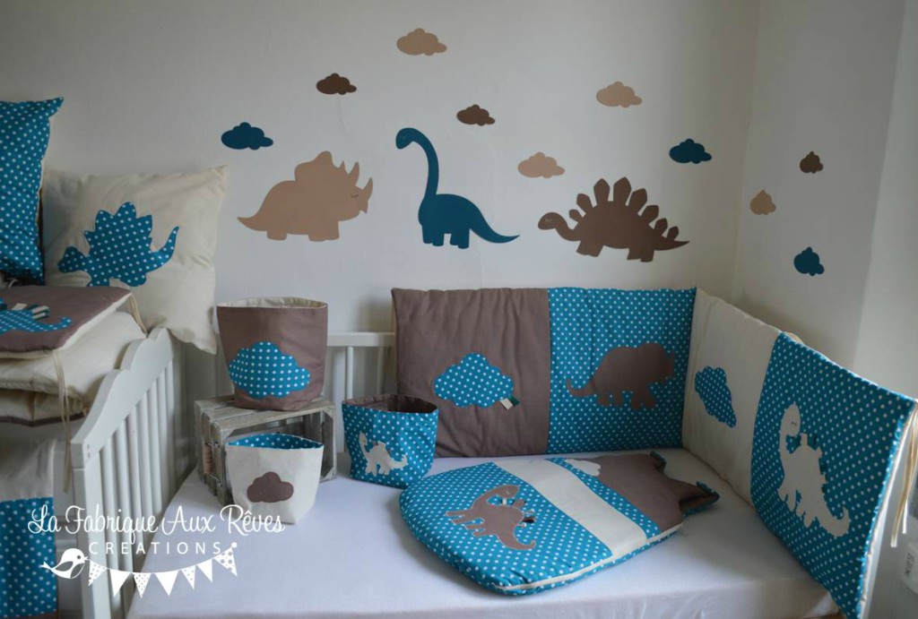 deco chambre bebe bleu canard