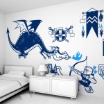 deco chambre bebe dragon