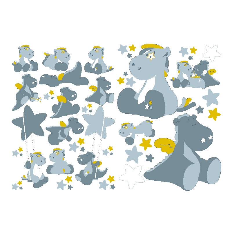 deco chambre bebe dragon