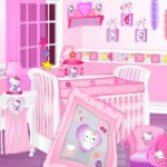 deco chambre bebe fille hello kitty