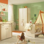deco chambre bebe vert orange