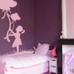 deco chambre fille prune
