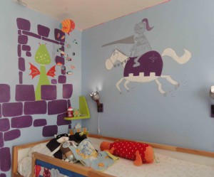 deco chambre garcon chevalier