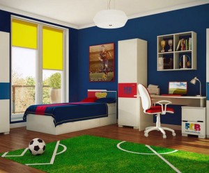 deco chambre garcon foot