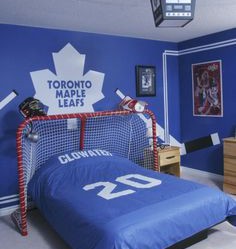 deco chambre garcon hockey