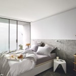 deco chambre gris et blanc