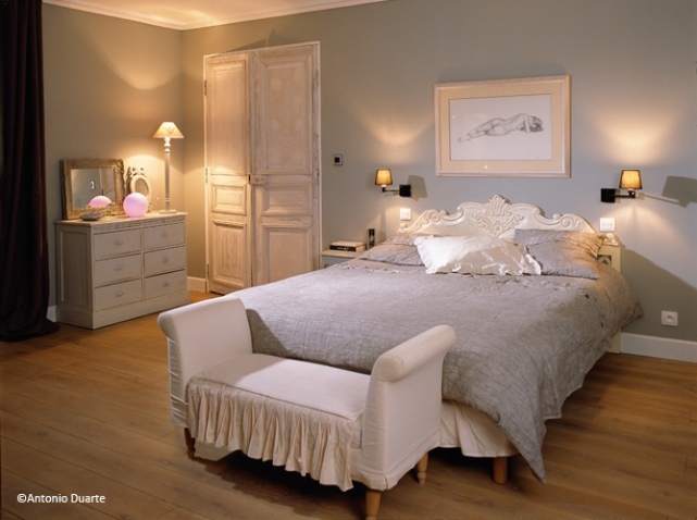 deco chambre romantique beige