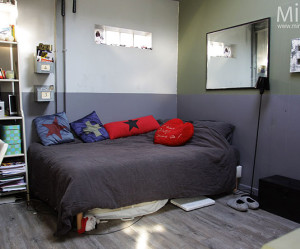 decoration chambre ado gris