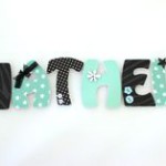 decoration chambre bebe lettre en bois
