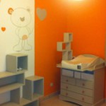 decoration chambre bebe orange