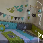 decoration chambre bebe turquoise