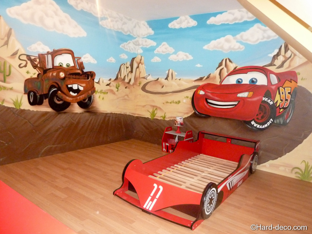 decoration chambre garcon cars
