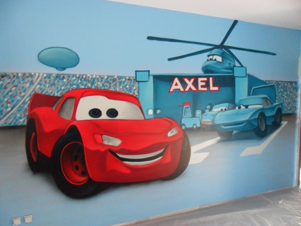 decoration chambre garcon cars