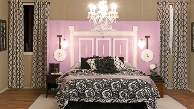 decoration chambre glamour