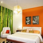 decoration chambre nature vert