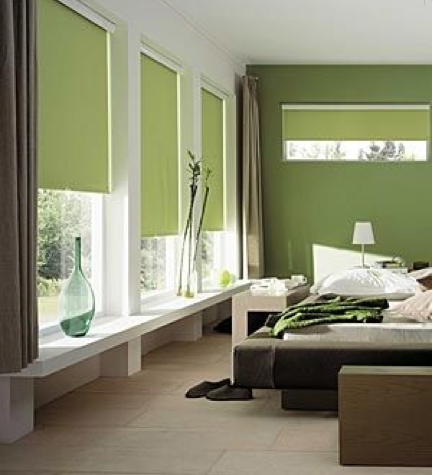 decoration chambre nature vert