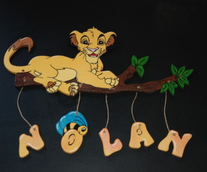 decoration chambre roi lion