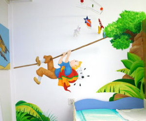 decoration chambre tintin