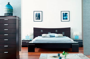 decoration chambre wenge