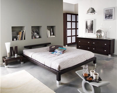 decoration chambre wenge
