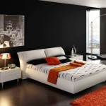 decoration de chambre a coucher rouge