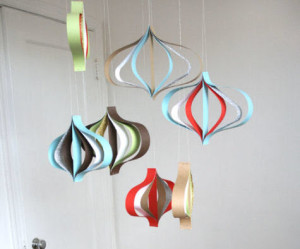 decoration de noel a fabriquer avec du papier