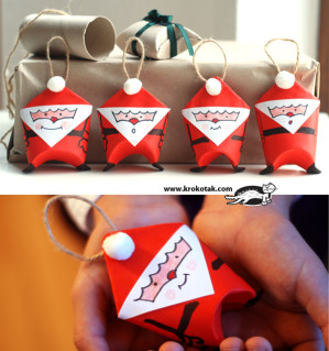 decoration de noel a fabriquer avec du papier