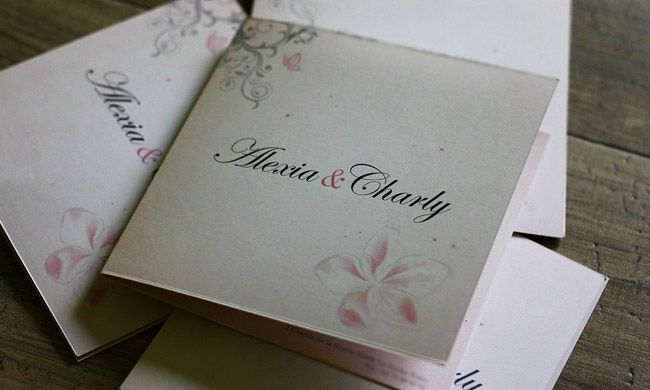 decoration faire part pour mariage