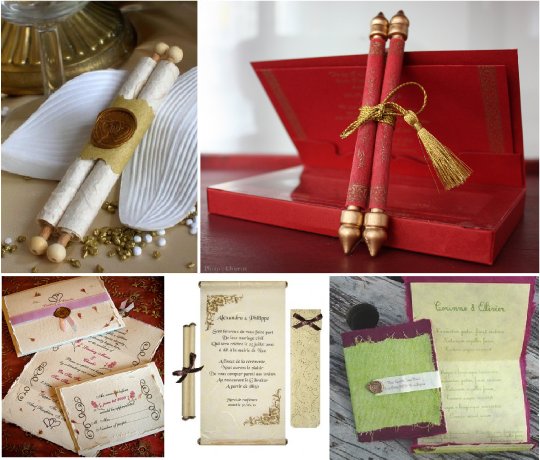 decoration faire part pour mariage