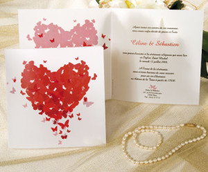 decoration faire part pour mariage