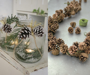 fabriquer deco noel avec pomme de pin